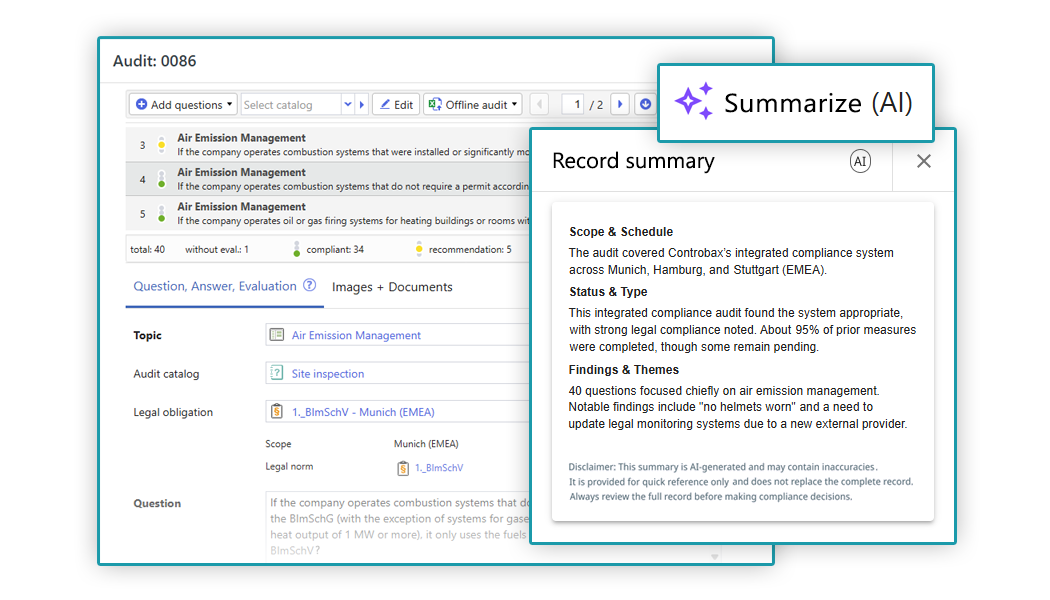 Preview Quentic AI on-demand summary