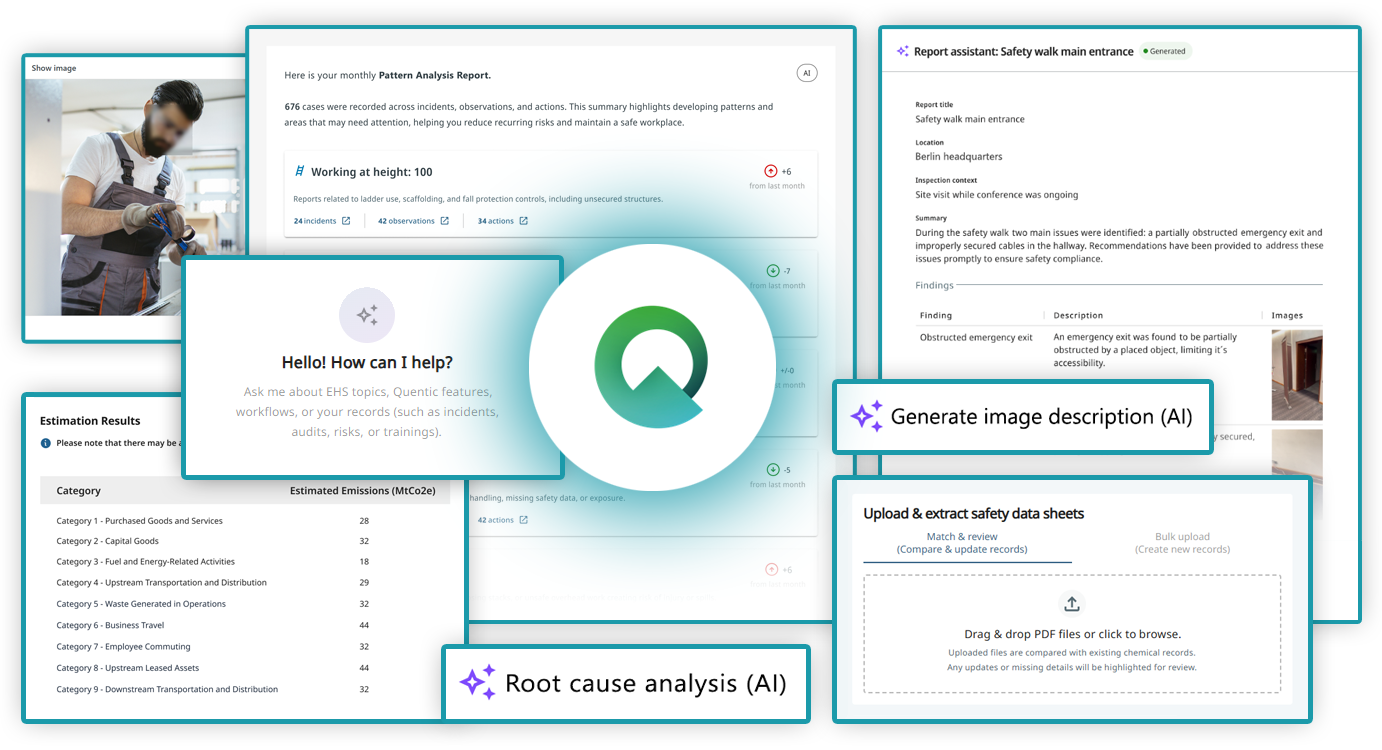 Preview of Quentic AI features
